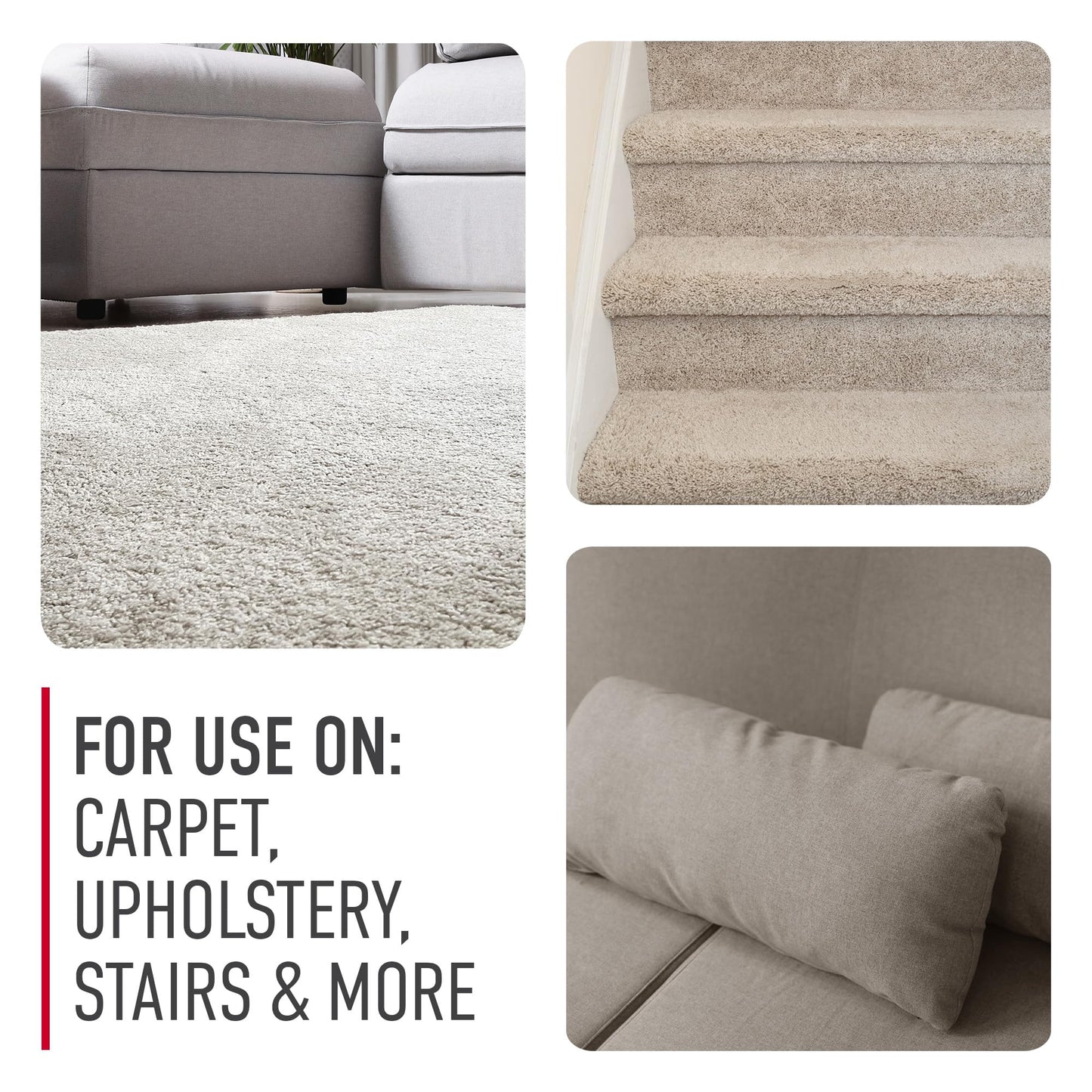 Hoover Oxy Carpet Cleaner Solution, 50 oz., Ocean Breeze Scent, Deep Cleaning Carpet Shampoo Solution, Removes Tough Colored Stains from Carpet
