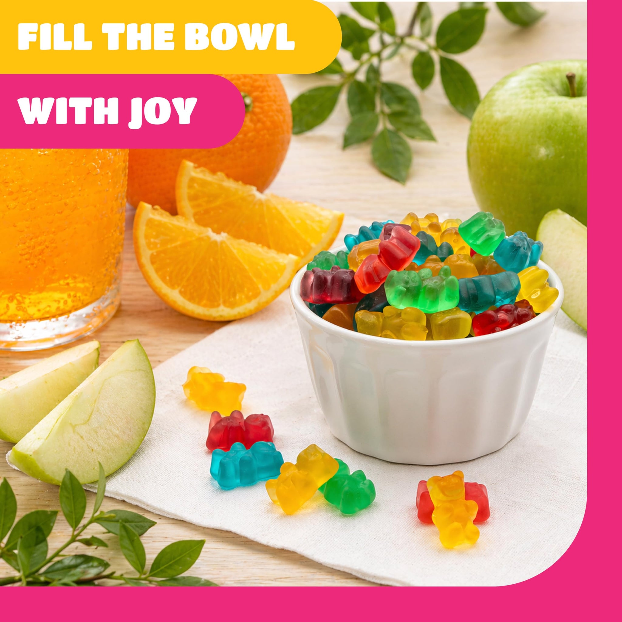 Gummi Bears - 1 Pound Pack - Gummy Candy - Assorted Fruit Flavors - Chewy Candy for Parties, Snacking, and Goodie Bags - Classic Gummies - Lunchbox