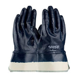 ArmorLite 56-3176/XL Nitrile Dipped Glove with Interlock Liner and Smooth Finish on Full Hand, Plasticized Safety Cuff