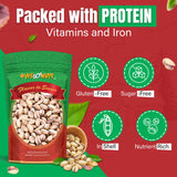 Turkish Antep Pistachios 5 Pounds (80oz) - Premium Quality Kosher Roasted Pistachios By We Got Nuts - Natural & Healthy Rich Flavor Snack - Whole