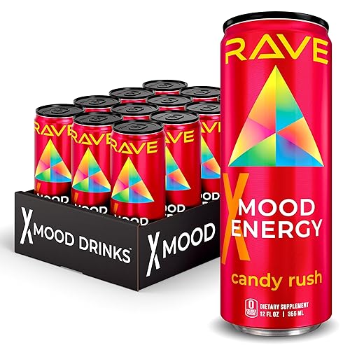 RAVE Mood Energy Drink is Mind Blowingly Different. With Mood-Boosting Functional Mushrooms, Nootropics, Adaptogens & B Vitamins. Experience Mind