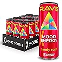 RAVE Mood Energy Drink is Mind Blowingly Different. With Mood-Boosting Functional Mushrooms, Nootropics, Adaptogens & B Vitamins. Experience Mind