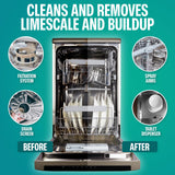 Sudstainables Dishwasher Cleaner and Deodorizer Tablets, 24 Pack - Dishwasher Cleaning Tablets for Odor and Buildup Removal, Descaler - 1-Year Supply