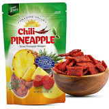 Dried Chili Pineapple Original Flavor,100% Vagan, Non-GMO, Glutten Free (All Natural Ingredients) Reseable Bag (8 OZ)