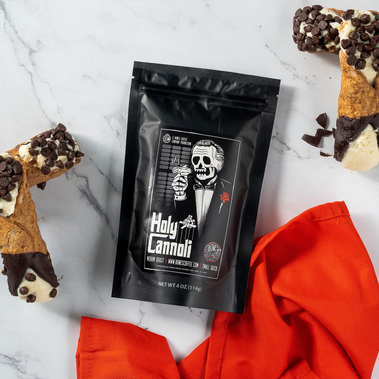 Bones Coffee Company Favorite Flavors Sample Pack Box Set with Specialty Coffee Mug, 5 Assorted Single-Origin Low Acid Medium Roast Arabica Beans