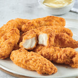 Just Bare Lightly Breaded Chicken Breast Strips | Fully Cooked | 16G Protein |Frozen | 1.50 LB