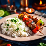 Golden Crown Chefs Premier Basmati Rice - 160 oz (10LB) | Extra Long Aromatic Sella Rice | Fat-Free, Gluten-Free Whole Grain | Tasty and Delicious Flavorful