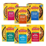 Tasty Bite Bowls Variety, Pack of 6, Mexican Protein, Mediterranean Protein, Indian Protein, Chickpea Biryani, Smoky Paneer Biryani, Vegetable Biryani