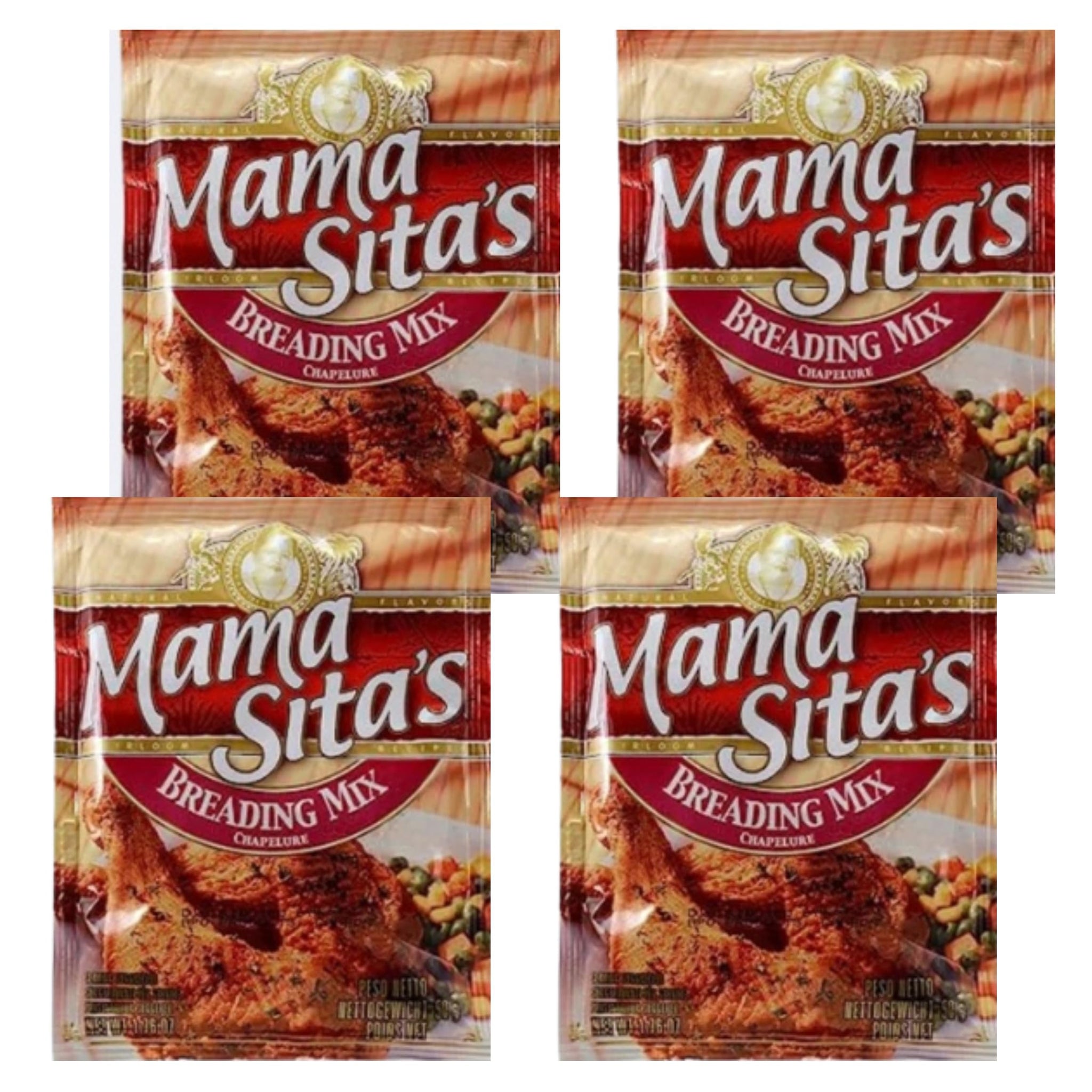 Mama Sita's Breading Mix 1.76 oz (50g), 4 Pack