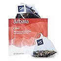 Arbata Masala Chai Tea, 12 Pyramid Tea Bags - Artisanal Caffeinated Black Tea with Ginger, Cinnamon, Cardamom & Spices, Naturally Flavored Spiced Chai