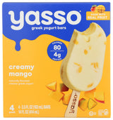 Yasso Creamy Mango Greek Yogurt Bars, 14 FZ