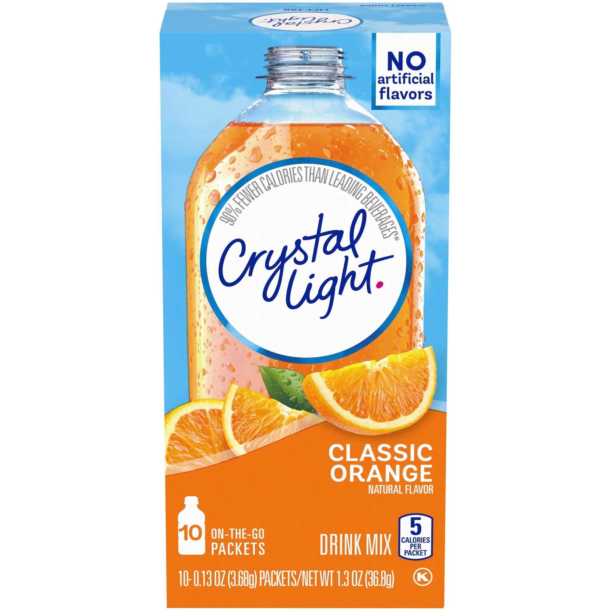Crystal Light Classic Orange Drink Mix (10 On-the-Go Packets)