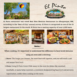 El Pinto All Natural Green Chile Sauce Hot, 16 Oz (Pack of 6)