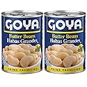 Goya Butter Beans Canned, Creamy and Flavourful Lima, Pantry Staple, Pack of 2 (15.5 oz Cans)