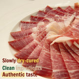 Monte Nevado Jamon Iberico Grain-Fed (Cebo) 50% Iberico - 3oz Each, Pack of 2 units, Pre-Sliced Vacuum Packed Spanish Dry-Cured Ham - Tapas