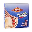 La Fe Obleas 2.96oz - 12 Wafers - 1 Pack - Flour Wafer Delicious Cajeta Snack - Dulces Colombianos