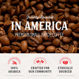 Crockett Organic K Cups Coffee - USDA Organic Medium Roast Coffee Pods with Clean Flavor, Balanced Body & Natural Energy - Single Serve for Smooth