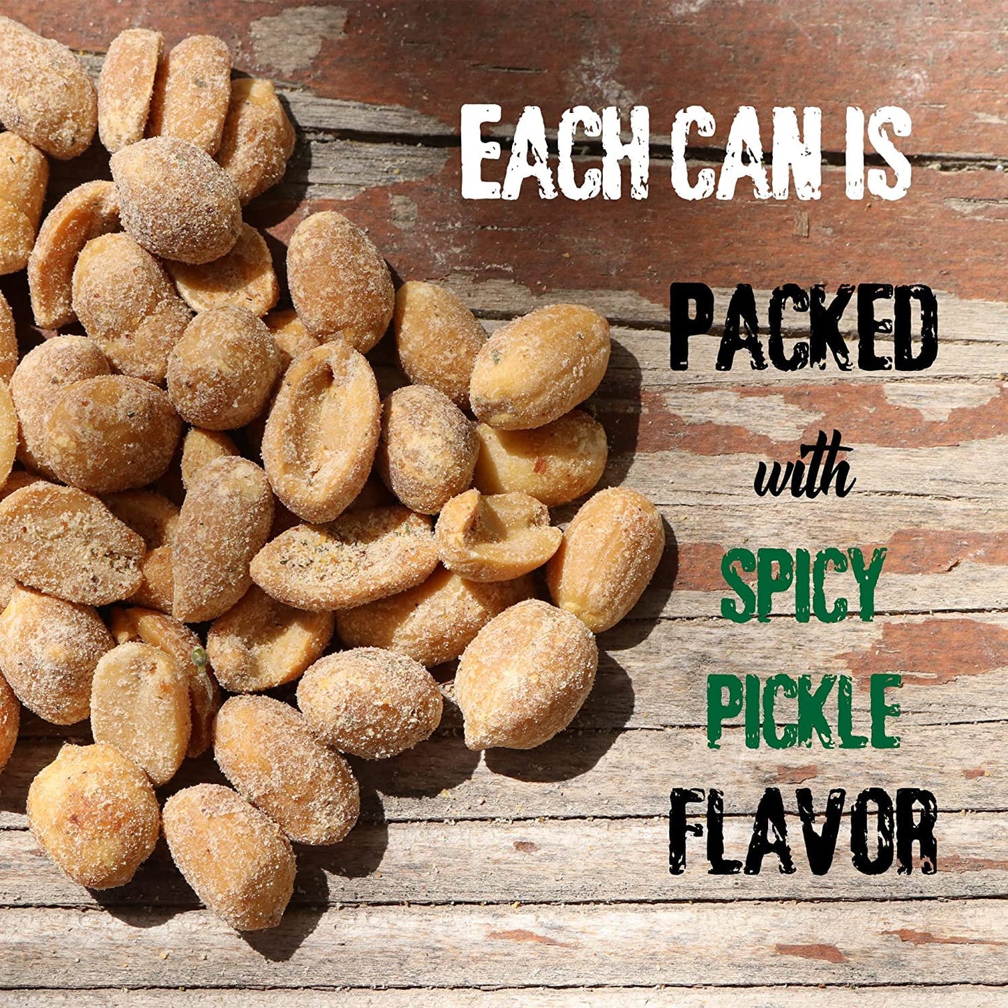 ASS KICKIN’ Spicy Peanuts - Hot Peanuts Spicy - Hot Peanuts Challenge - 3LB - Nuts Flavoured with Pickle - Ultimate Gourmet Gift - Try if you dare!