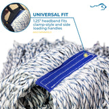 KLEEN HANDLER Cut End Finish Mop | 1.25" Universal Headband, Maximum Absorption Finishing Mop, Pack of 1
