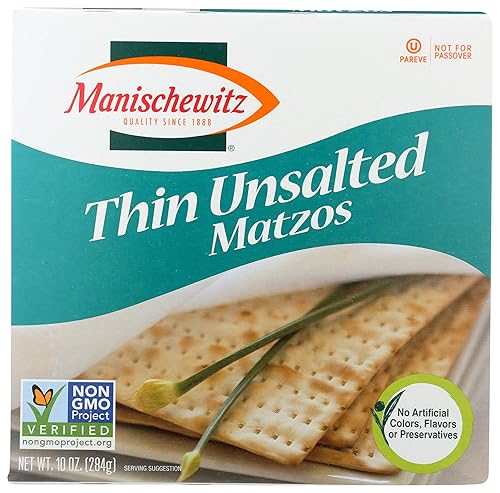 Manischewitz, Matzo, Thin, Unsalted, 10 Oz