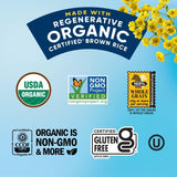 Lundberg Organic Rice Cake Minis, Original Sea Salt - Mini Rice Cakes, Healthy Snacks for Adults and Kids, Vegan Snacks, Gluten-Free, Healthy Food