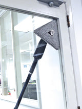 Unger Commercial Stingray Glass Washing Pads - Triangular Microfiber Pads for Efficient Indoor Window Cleaning SRPD2