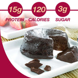 ProtiDIET Protein Chocolate Fudge Cake - 15g Protein - Low Fat High Protein Snacks for Adults - Quick and Easy-to-Prepare Healthy Protein Snack - 7 Cake Mix Pouches Per Box