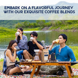 Brooklyn's Own Dark Roast House Blend Ground Coffee - 100% Arabica From Brazil, Sumatra and Ethiopia (2 LB)