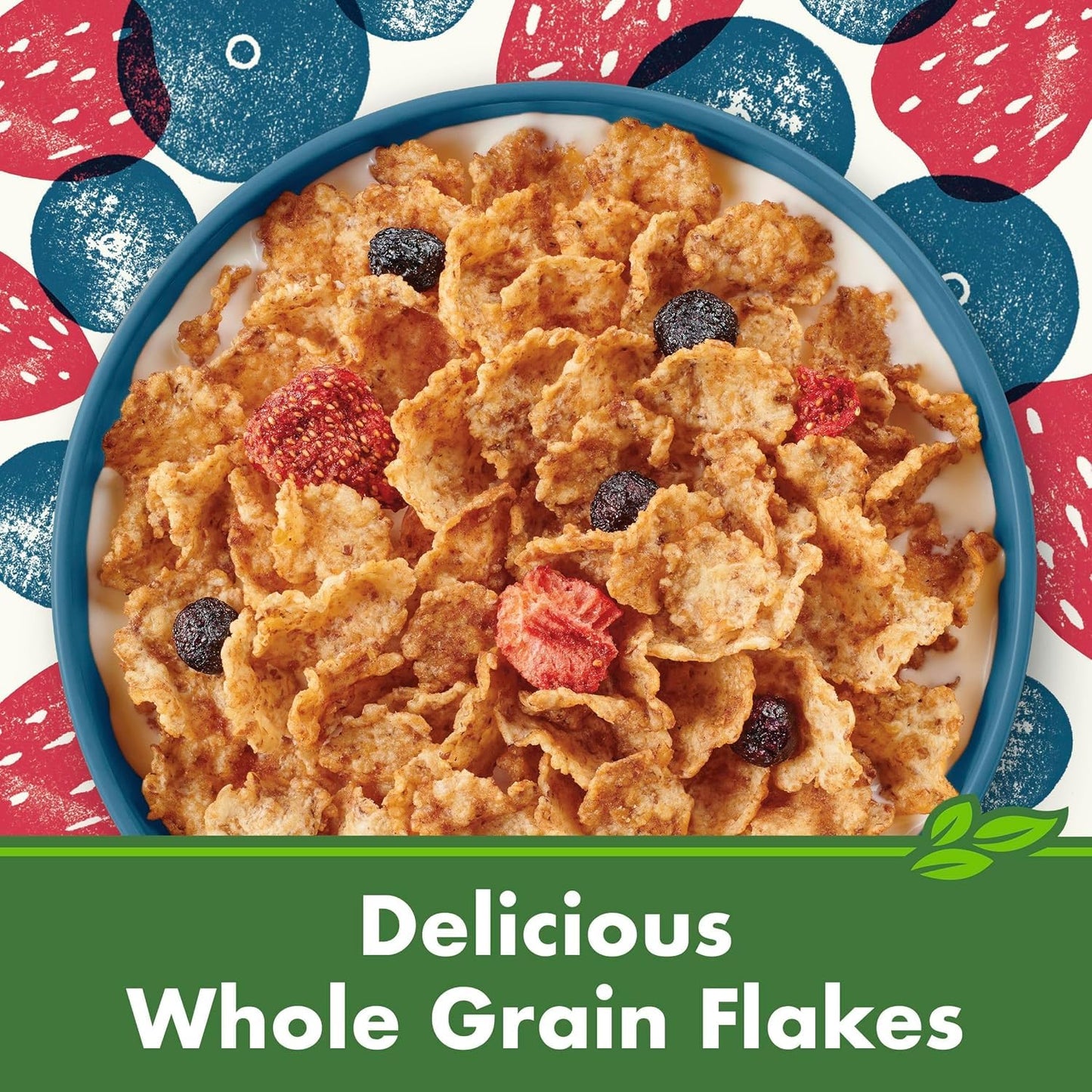 Cascadian Farm No Added Sugar Mixed Berry Breakfast Cereal, Whole Grain & Organic, 12.5 oz Box