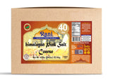 Rani Himalayan Pink Salt Granules (84 Essential Trace Minerals) 640oz (40lbs) 18.14kg Bulk Box ~ All Natural | Vegan | Gluten Friendly | NON-GMO |