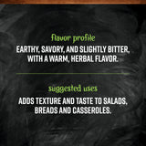 Frontier Co-op Whole Celery Seed, 1-pound Bulk Bag, Great Texture in Salads, Key in Ethnic Dishes and Pickling, Kosher