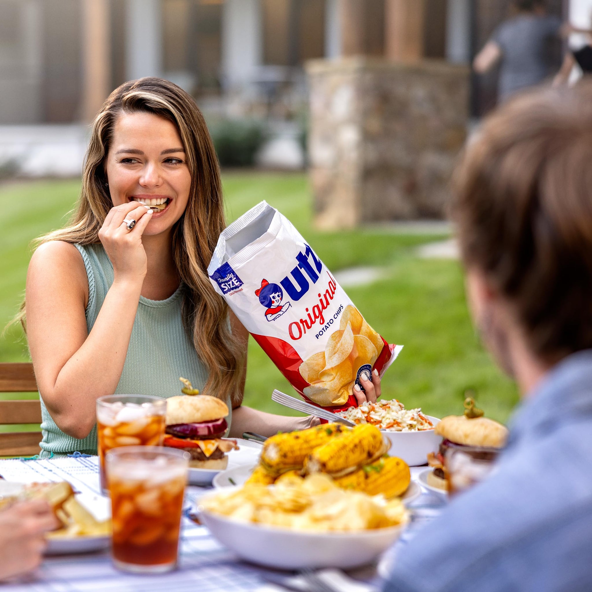 Utz Original 1 Oz Bags, 42 Count Crispy Potato Chips Made from Fresh Potatoes, Crunchy Individual Snacks to Go, Cholesterol Free, Trans-Fat Free