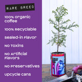 Rare Breed Cat Magic Medium Roast Ground Coffee - Freshly Roasted Low Acid Arabica Beans with Bold Aromatic Flavor - Ideal Gift for Coffee Lovers