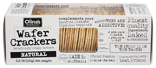 Olinas Bakehouse, Cracker Wafer Natural, 3.5 Ounce