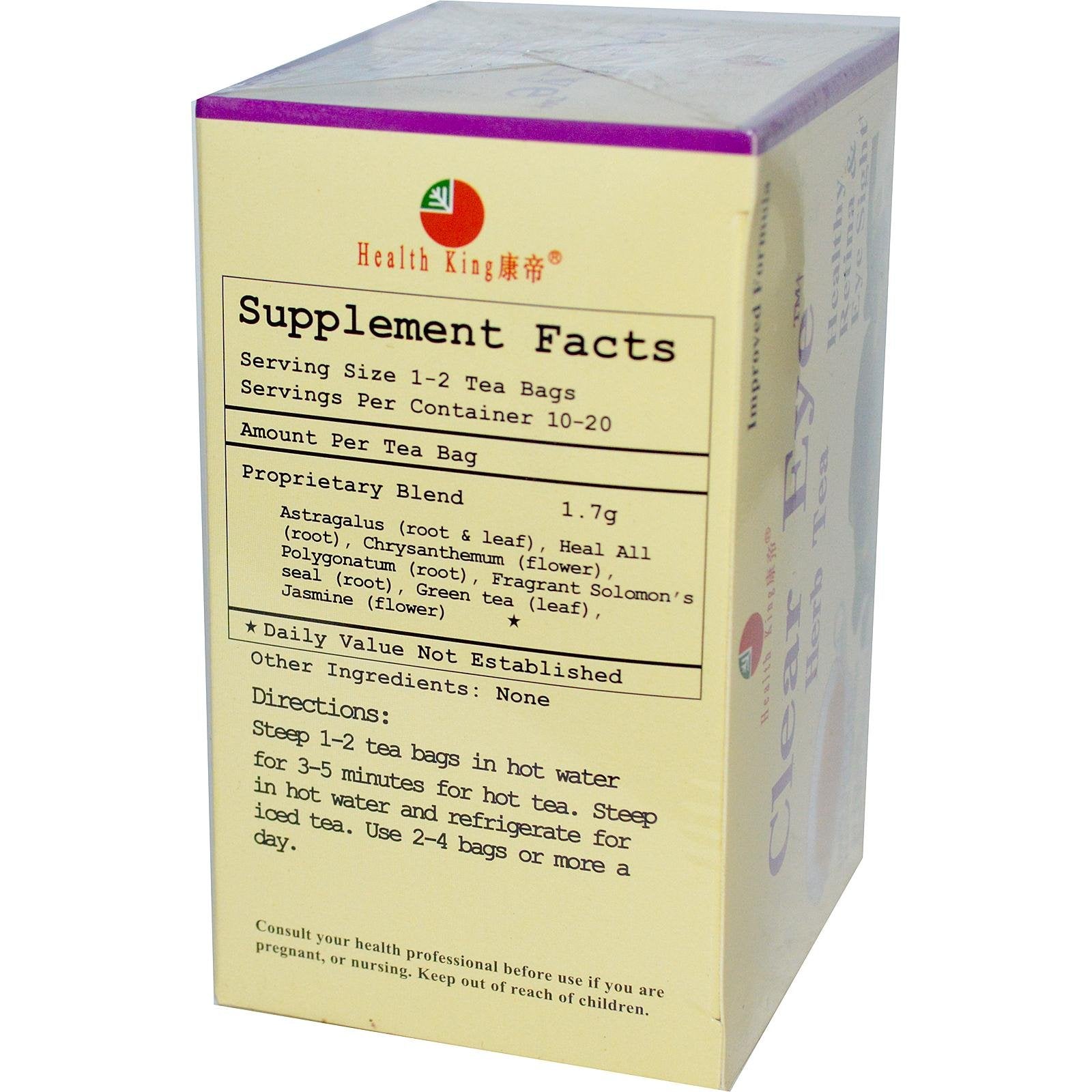 HEALTH KING Clear Eye Tea