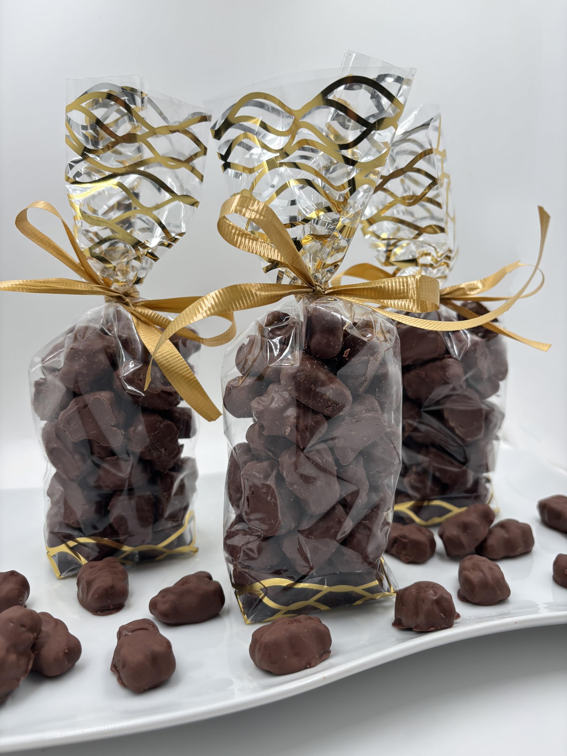 US Sweets Milk Chocolate Covered Gummy Bears 1/2 lb - Rich Milk Chocolate Covered Gummy Bears | Delicious Gift | Handmade in Small Batches |