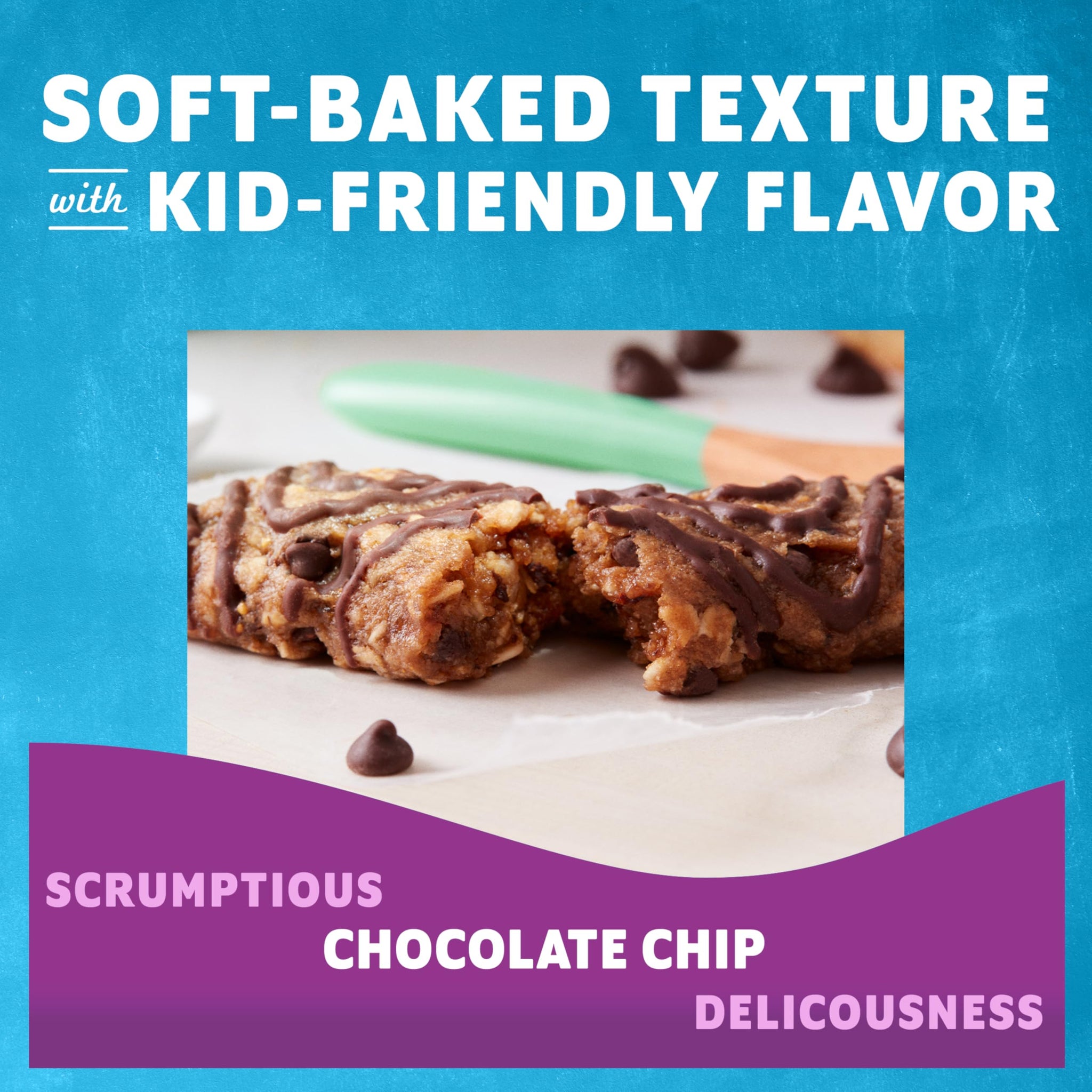 Zbar - Chocolate Chip - Soft-Baked Energy Snack Bars - Non-GMO - 12g Whole Grains - USDA Organic Granola Bars - Snacks for Kids (24 Pack)