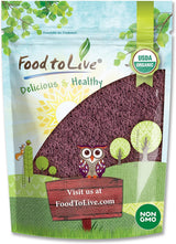 Food to Live Organic Freeze-Dried Acai Berry Powder, 4 Pounds - Non-GMO, Kosher, Raw, Vegan, Unsweetened, Unsulfured, Bulk