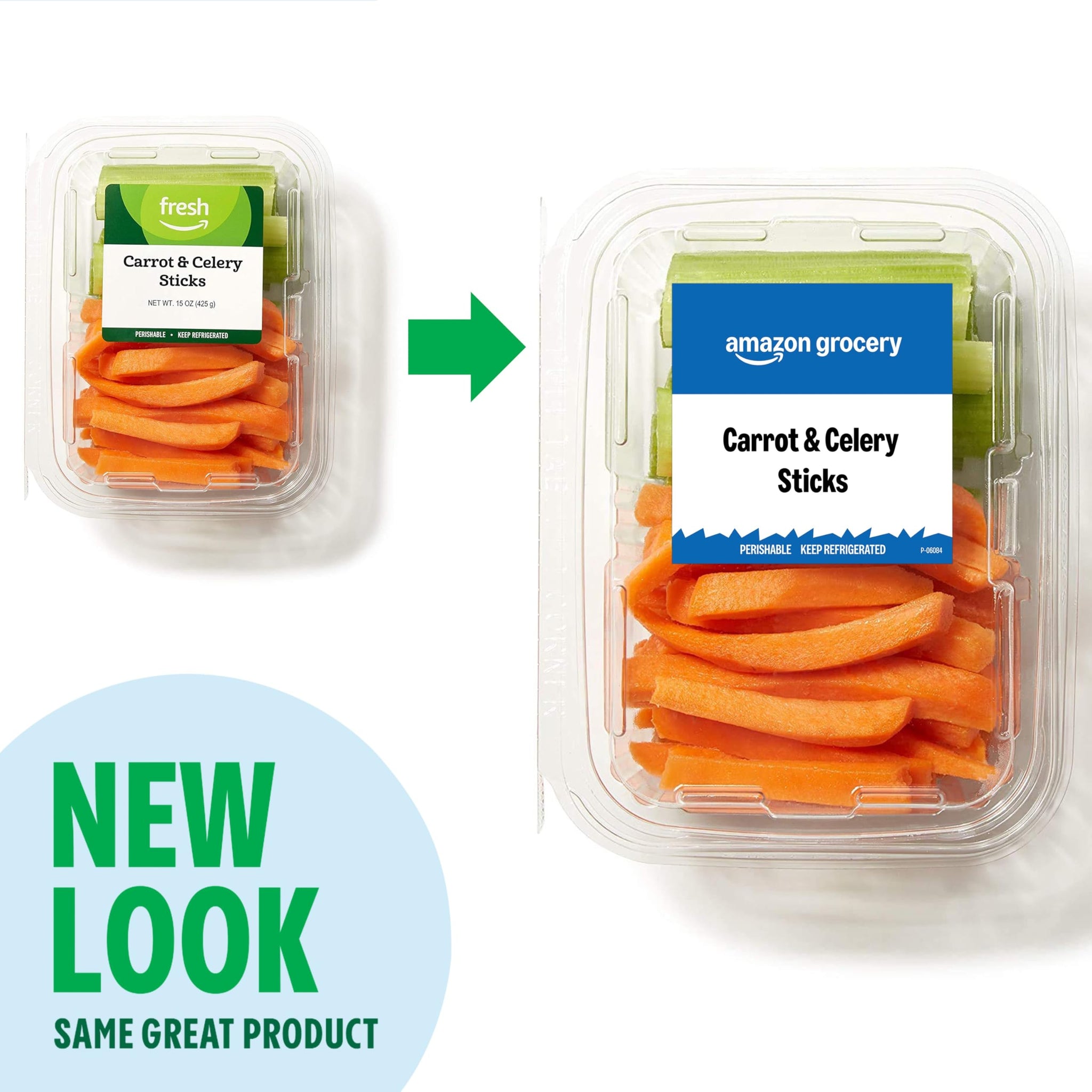 Amazon Grocery, Carrot & Celery Sticks, 15 Oz