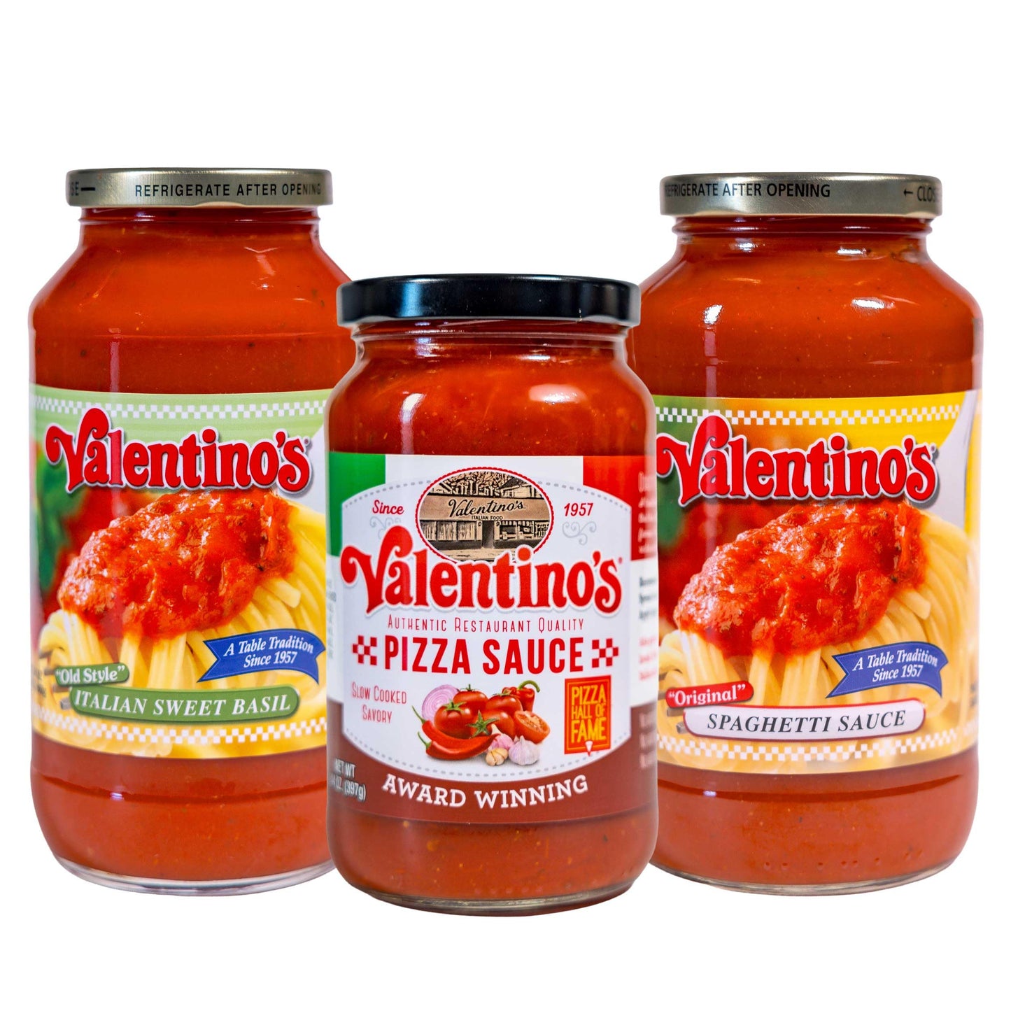 Valentino's Marinara and Pizza Sauce Pack | Traditional & Basil Marinara With Pizza Sauce