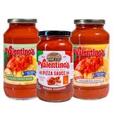 Valentino's Marinara and Pizza Sauce Pack | Traditional & Basil Marinara With Pizza Sauce
