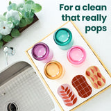 Scotch-Brite Harvest Pop Up Kitchen Sponges, Unique Compressed Kitchen Sponge for Cleaning Gently, Autumn Pattern Dish Sponge that Expands in Water, 3