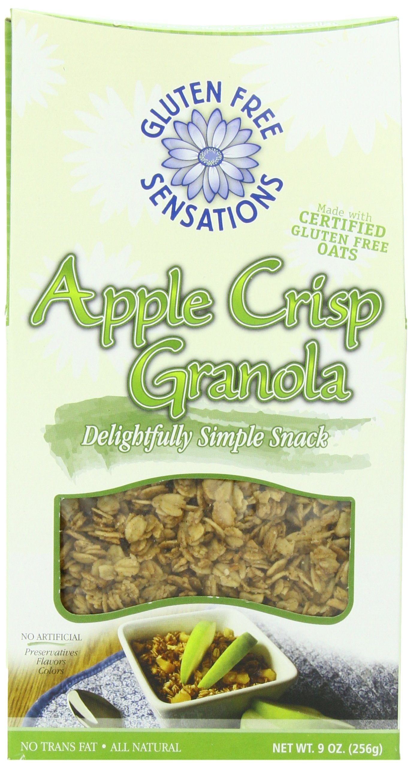 Gluten Free Sensations Granola, Apple Crisp, 9 Ounce
