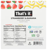 Thats it Strawberry & Banana Mini Fruit Bars, 7 OZ