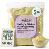 McKay’s Chicken-Style Seasoning Rub 5 lb | All-Purpose Chicken Seasoning Blend | MSG-Free, Sugar-Free, Fat-Free, Low Cholesterol | Savory Chicken Rub