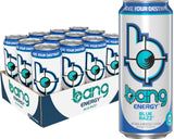 Bang Energy Blue Razz, Sugar-Free Energy Drink, 16-Ounce