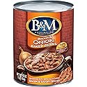 B&M Baked Beans, Bacon & Onion, 16 Ounce (Pack of 12)