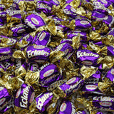 Turkish Soft Caramel with Chocolate Cream Filling - 1 lb Eclairs Candy, Individually Wrapped, Bulk Bag