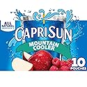 Capri Sun Mountain Cooler Mixed Fruit Naturally Flavored Juice Drink (10 ct Box, 6 fl oz Pouches)
