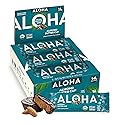 ALOHA Organic Plant Based Protein Bars - Almond Butter Cup - 12 Bars, Vegan, Low Sugar, Gluten-Free, Paleo, Low Carb, Non-GMO, No Stevia, No